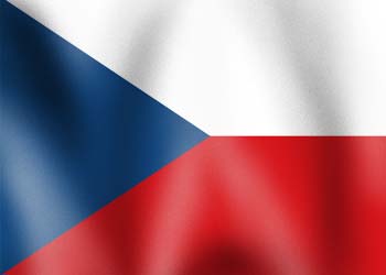 National flag graphic of the nation of czech