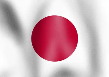 National flag graphic of the nation of japan