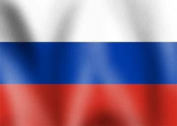 National flag graphic of the nation of russia