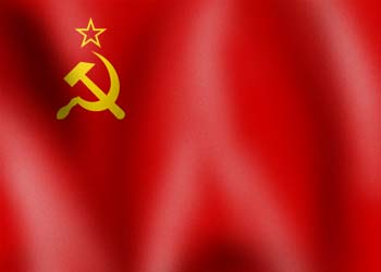 National flag graphic of the nation of soviet-union