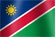 National flag graphic of Namibia
